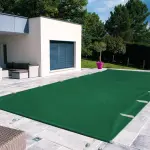Couverture de sécurité à barres STARPOOL PREMIUM coloris vert