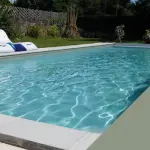 Liner DREAMLINER 2015 UNI - 75/100ème, vernis 1 face, uni - Forme 1 standard - Ciment