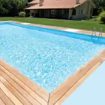 Liner 75/100ème ULTIM - Forme 1 standard - Bleu pâle