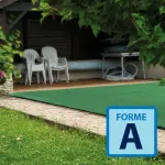 Couverture filtrante Vernosc Forme A - Vert / Noir