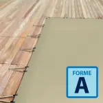Couverture d'hivernage opaque Skin Cold forme A Ivoire / Ivoire