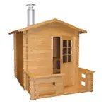 sauna d'extérieur Harvia Kuikka SO 2200 + poêle électrique senator 9 kW TRI