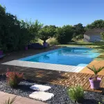 Coque piscine Linéa 65C - 7,35m x 3,6m x 1,5m sans filtration