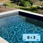 Liner piscine 6m x 3m rectangulaire, hauteur 1,50m - XTRA