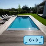 Liner piscine 6m x 3m rectangulaire, hauteur 1,50m - Protect 33
