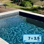 Liner piscine 7m x 3,50m rectangulaire, hauteur 1,50m - XTRA