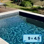 Liner piscine 9m x 4,50m rectangulaire, hauteur 1,50m - XTRA