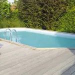 Piscine bois ovale 6,20 x 3,90 m GARDIPOOL OBLONG – Hauteur 1,33 m avec margelles en pin