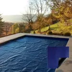 Couverture de protection pour volet ProCover Forme A - Bleu / Noir