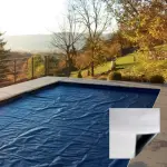 Couverture de protection pour volet ProCover Forme A - Neige / Noir