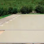 Couverture à barres WALU FIRST INITIAL opaque bleu