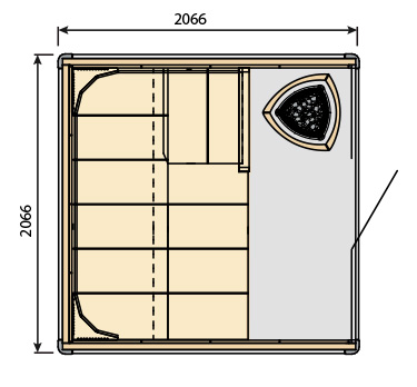 Sauna Claro S2116LS Sauna Claro S2116LS