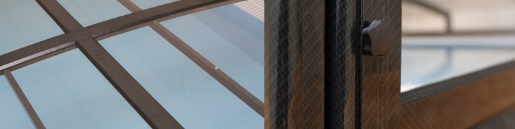 Coloris de structure Carbone pour abri mirage Coloris de structure Carbone pour abri mirage