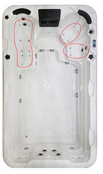 Configuration spa de nage 3 places Impact Configuration spa de nage 3 places Impact