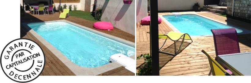 Piscine coque polyester Mancora + assurance décennale Piscine coque polyester Mancora + assurance décennale
