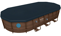 Couverture piscine hors sol Bestway Power Steel Vista Ovale Couverture piscine hors sol Bestway Power Steel Vista Ovale