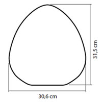 Dimensions lampe ROCK Dimensions lampe ROCK