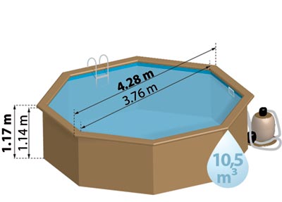 Dimensions piscine bois sunbay ananas Dimensions piscine bois sunbay ananas