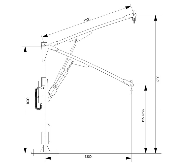 Dimensions siège élévateur F145B Dimensions siège élévateur F145B