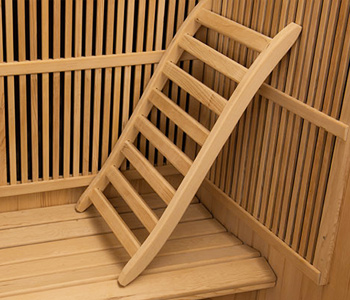 Dossier ergonomique pour siège de sauna