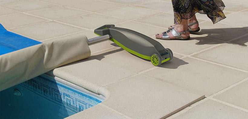 Enrouleur de couverture à barres pour piscine, Walu Power Enrouleur de couverture à barres pour piscine, Walu Power