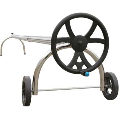 Enrouleurs SP inox pour bâche piscine : modèles 3 à 9 m