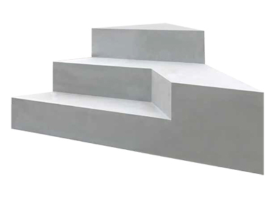 Escalier sous liner Red Pool angle avec banquette 3 m Escalier sous liner Red Pool angle avec banquette 3 m