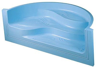 Escalier acrylique Red Pool Plage Escalier acrylique Red Pool Plage