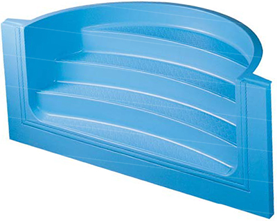 Escalier Acrylique Red Pool Roman 2.5 m Escalier Acrylique Red Pool Roman 2.5 m