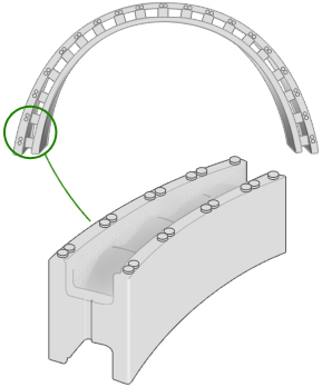 Escalier Roman pour kit piscine First Bloc Escalier Roman pour kit piscine First Bloc