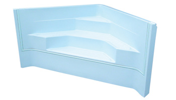 Escalier Acrylique Angle de Dom Composit Escalier Acrylique Angle de Dom Composit