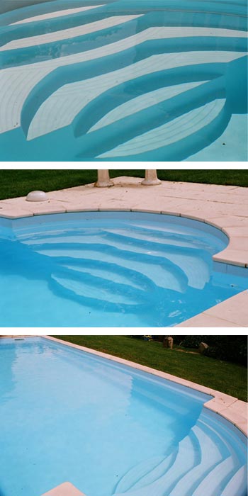 Escaliers Acrylique pour piscines