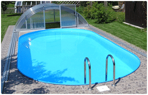 Extension rail abri piscine Klassik C Extension rail abri piscine Klassik C