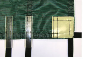 Finition sangles grille Finition sangles grille