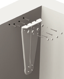Fixation en façade pour platine de volet immergé DEEPEO Fixation en façade pour platine de volet immergé DEEPEO