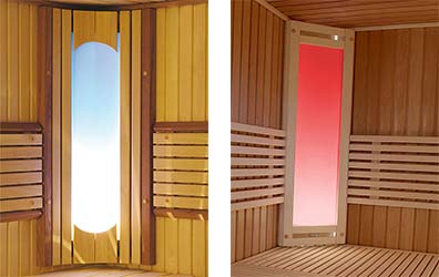 Harvia eclaire colour light et futura colour light Harvia eclaire colour light et futura colour light