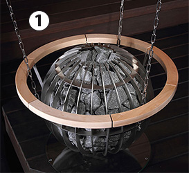 Harvia Globe fixation plafond sauna
