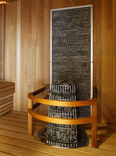 Harvia paroi pierre sauna