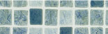 Imprimé persia bleu gris