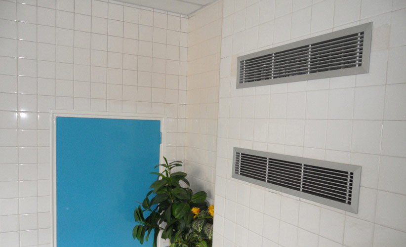 Exemple installation de déshumidificateur encastré Dantherm Exemple installation de déshumidificateur encastré Dantherm
