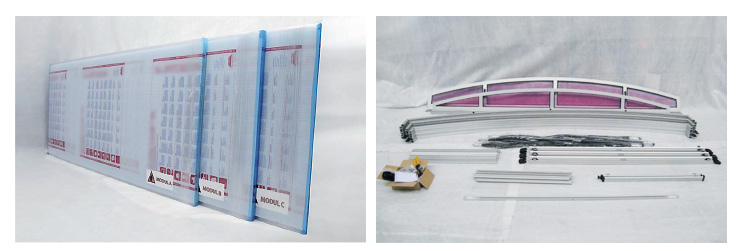 Votre abri de piscine Mirage est livré en prêt à être monté. Votre abri de piscine Mirage est livré en prêt à être monté.