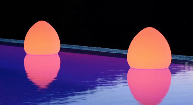 Lampe d ambiance a leds Rock flottante Lampe d ambiance a leds Rock flottante
