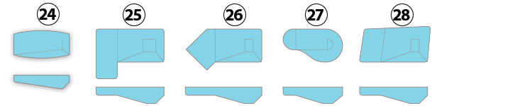 Liner Pool 75 / Resist 75 forme C Liner Pool 75 / Resist 75 forme C