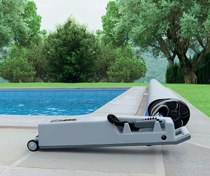 Manivelle motorisée WALU COOL pour couverture à barres pour piscine
