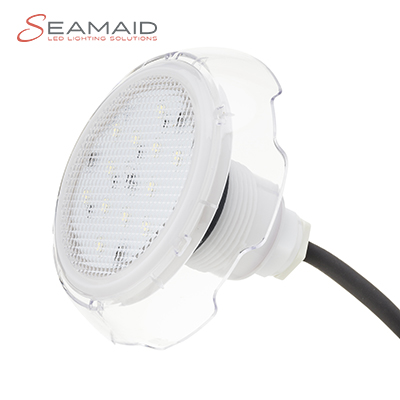 Mini projecteur blanc SEAMAID à visser 50 mm sur buse de refoulement