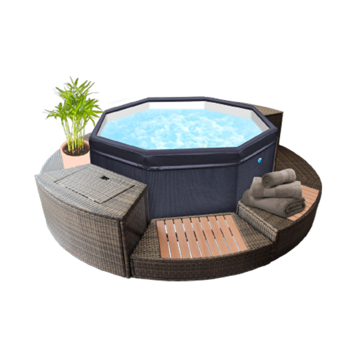 Spa Vita avec son mobilier d habillage Spa Vita avec son mobilier d habillage