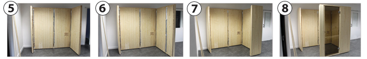 étapes montage sauna Basic Line étapes montage sauna Basic Line
