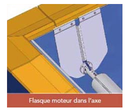 Flasque moteur dans axe ROUSSILLON Flasque moteur dans axe ROUSSILLON