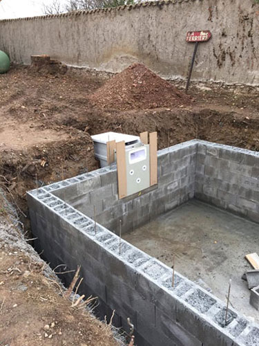 Installation mur filtrant Filtrinov Installation mur filtrant Filtrinov