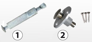Système de fixation pour bâche piscine Système de fixation pour bâche piscine